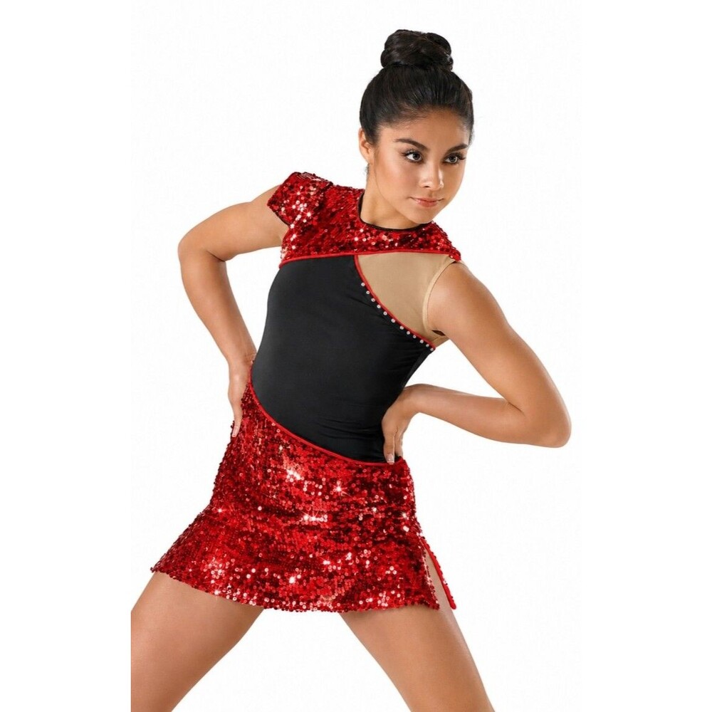 Balera Dance Costume Ultra Sparkle Mesh Dress SA Small Adult